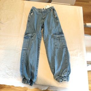 Ragged Priest Cuff Jean- Light Blue- size 24